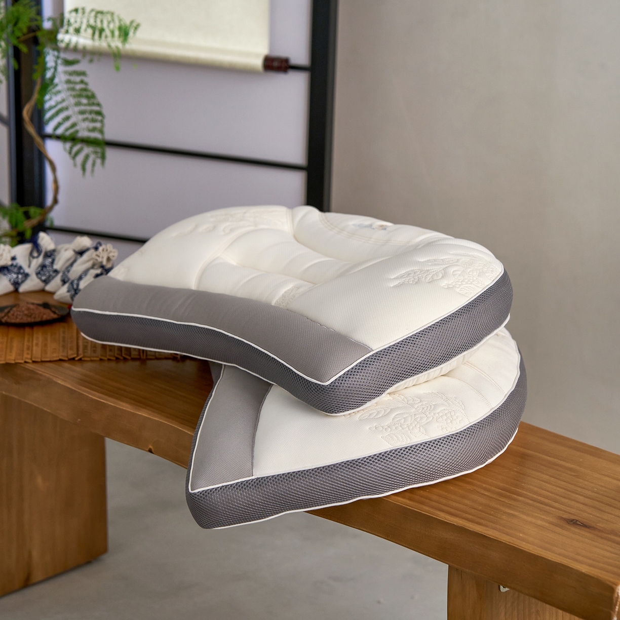 91家纺网 家纺一手货源 找家纺 （总）十仟家纺 2025新款舒适亲肤五子草本枕头枕芯