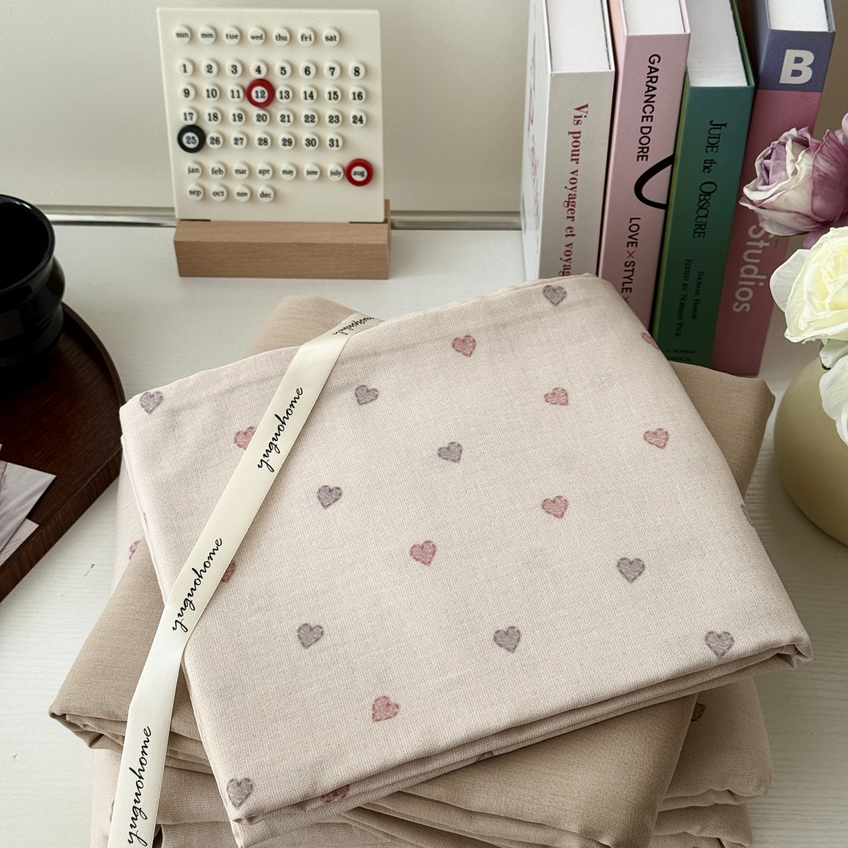 91家纺网 家纺一手货源 找家纺 于果 2025新款全棉双层纱四件套（第六批） 乌托邦