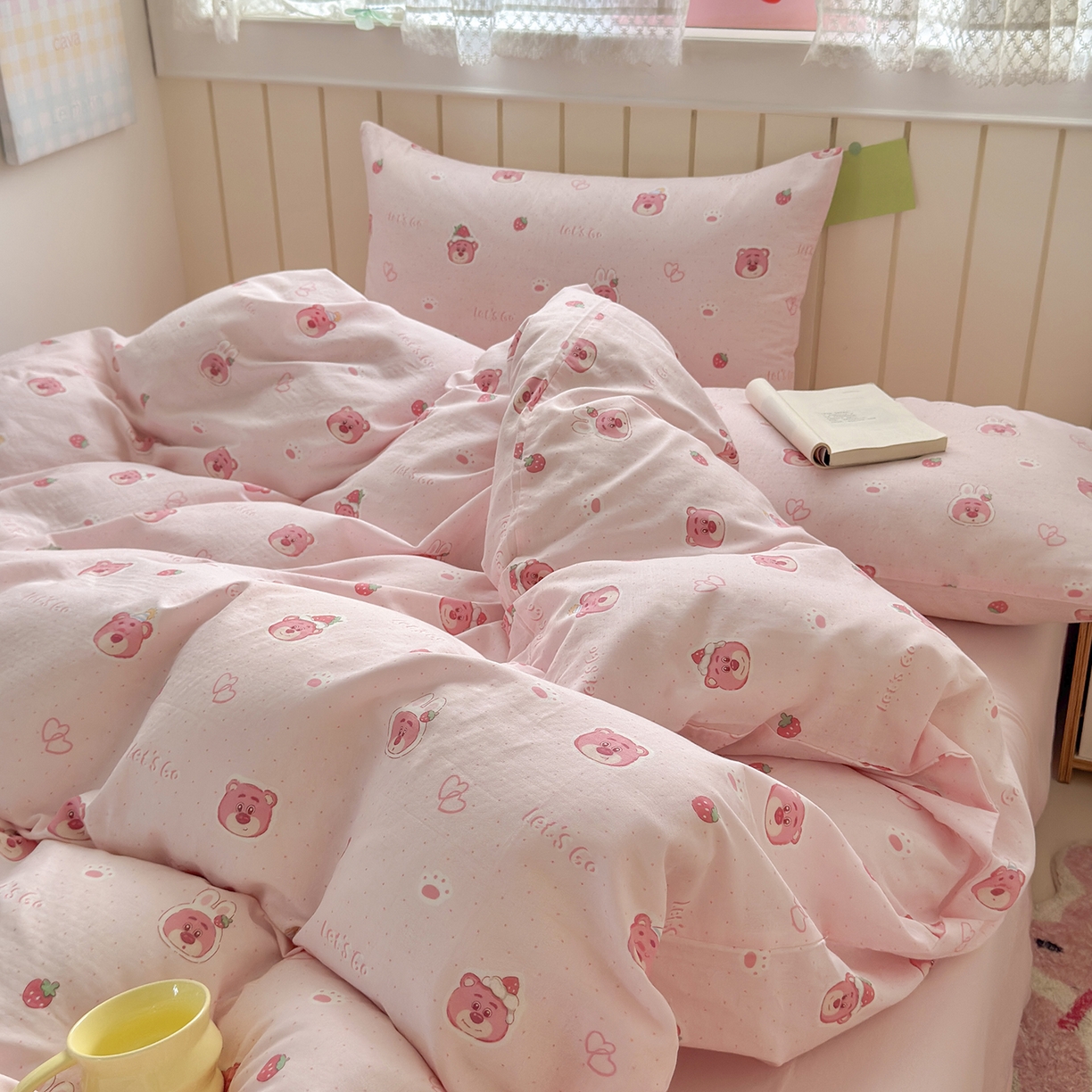 91家纺网 家纺一手货源 找家纺 （总）于果 2025新款全棉双层纱四件套（第六批）