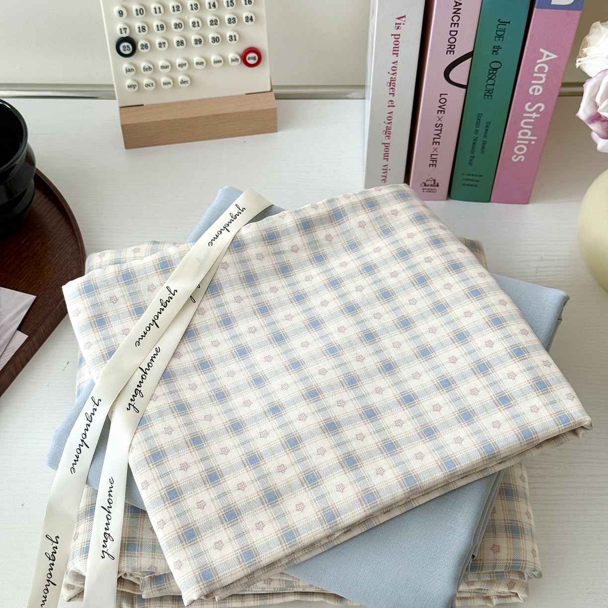 91家纺网 家纺一手货源 找家纺 于果 2025新款全棉双层纱四件套（第六批） 威尔士