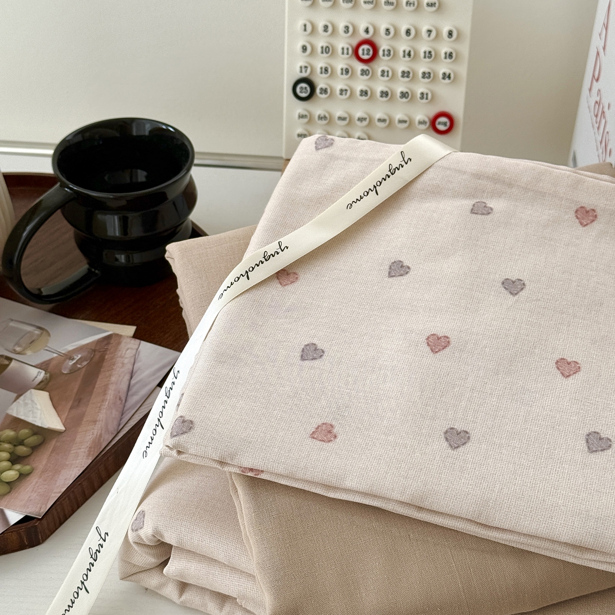 91家纺网 家纺一手货源 找家纺 于果 2025新款全棉双层纱四件套（第六批） 乌托邦