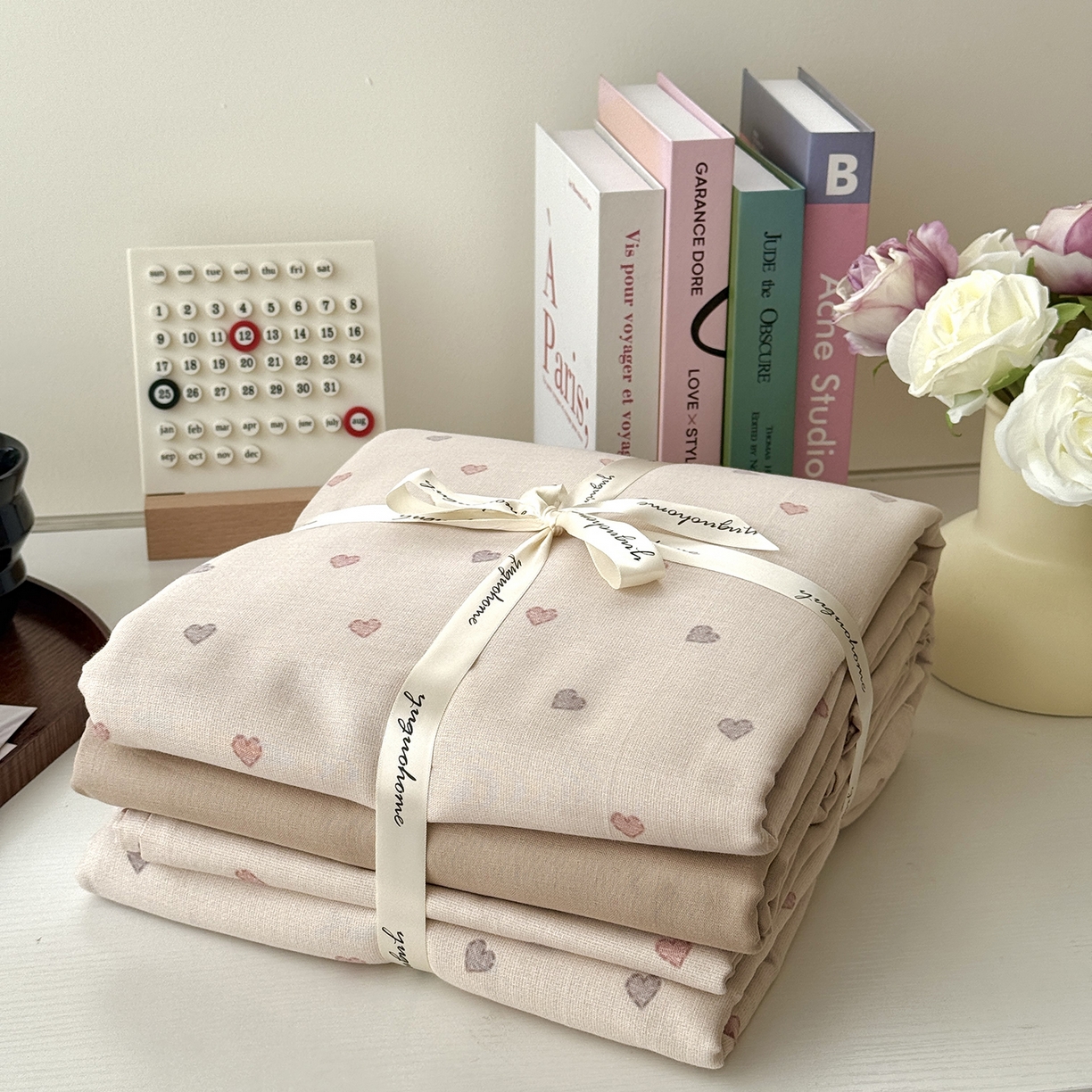 91家纺网 家纺一手货源 找家纺 于果 2025新款全棉双层纱四件套（第六批） 乌托邦