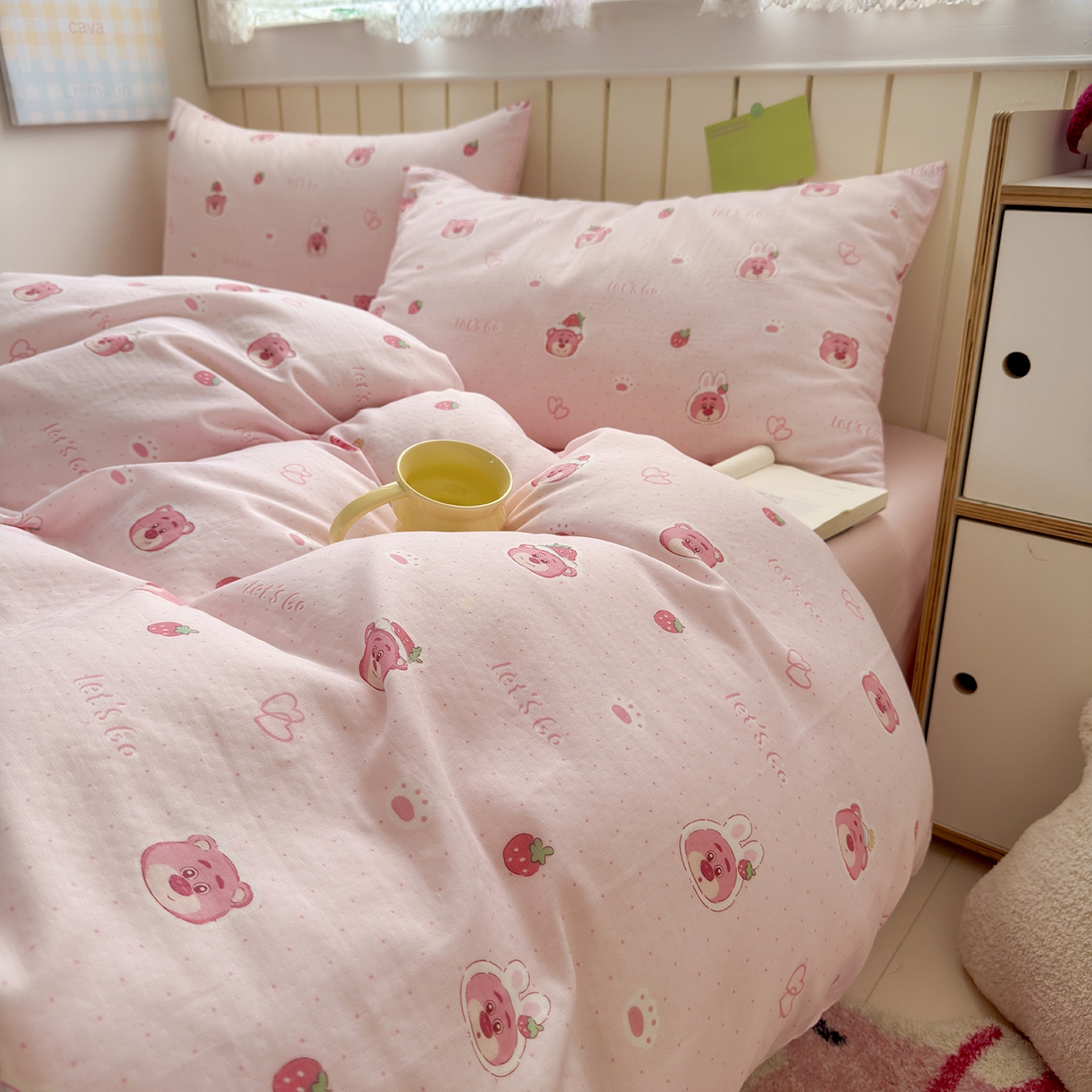 91家纺网 家纺一手货源 找家纺 （总）于果 2025新款全棉双层纱四件套（第六批）