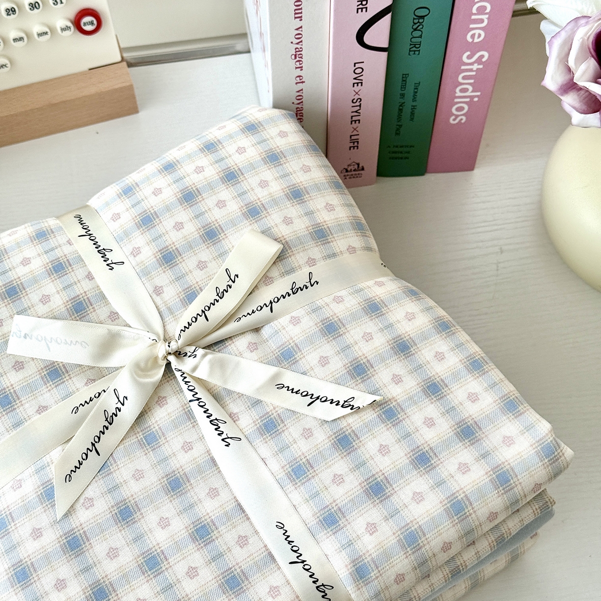 91家纺网 家纺一手货源 找家纺 于果 2025新款全棉双层纱四件套（第六批） 威尔士