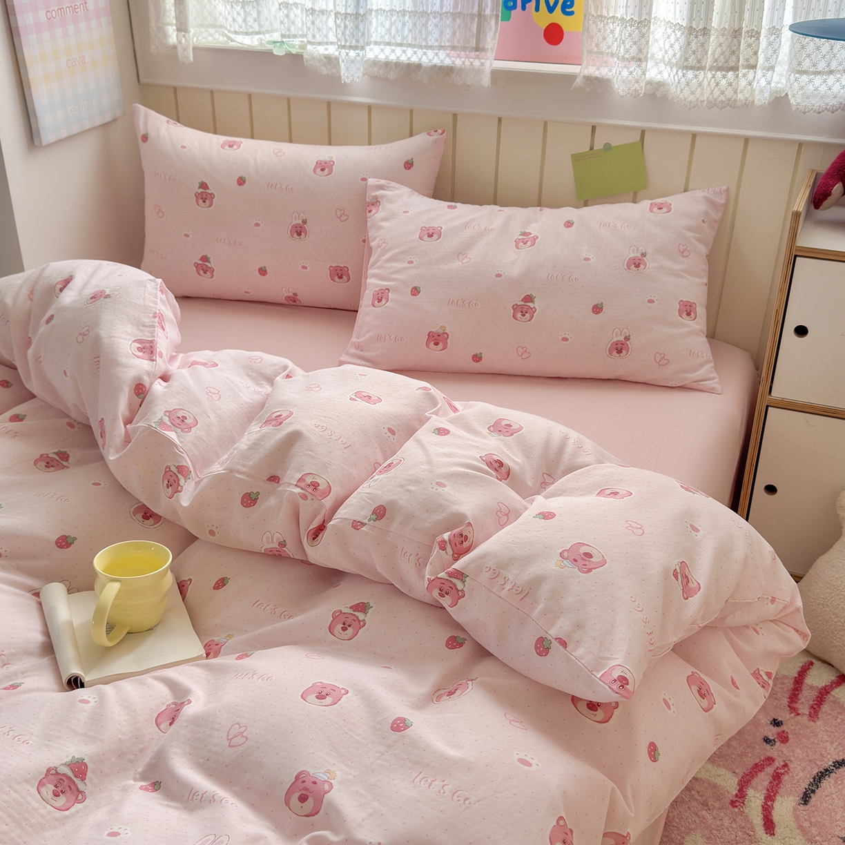 91家纺网 家纺一手货源 找家纺 （总）于果 2025新款全棉双层纱四件套（第六批）