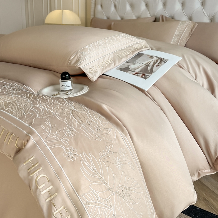 91家纺网 家纺一手货源 找家纺 （总）绒掌柜 （总）2025新品第一波 水洗天丝真丝冰丝四件套（礼盒装含买家秀）——清悦系列