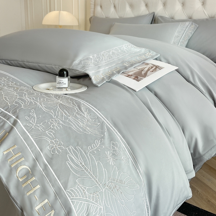 91家纺网 家纺一手货源 找家纺 （总）绒掌柜 （总）2025新品第一波 水洗天丝真丝冰丝四件套（礼盒装含买家秀）——清悦系列