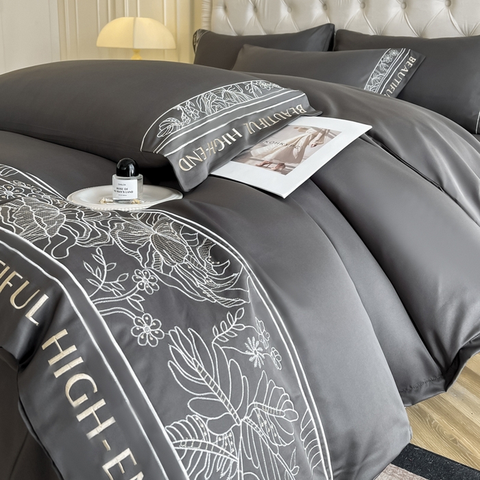 91家纺网 家纺一手货源 找家纺 （总）绒掌柜 （总）2025新品第一波 水洗天丝真丝冰丝四件套（礼盒装含买家秀）——清悦系列