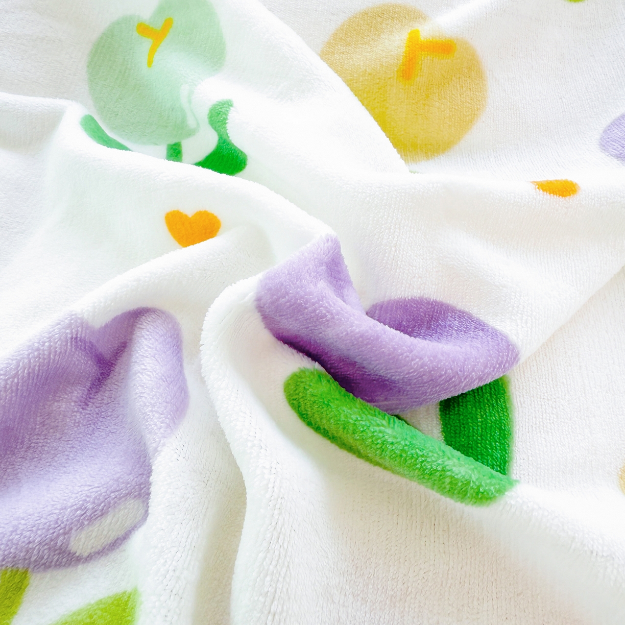 91家纺网 家纺一手货源 找家纺 肖恩毯业 2025新款印花牛奶绒四件套 郁金香