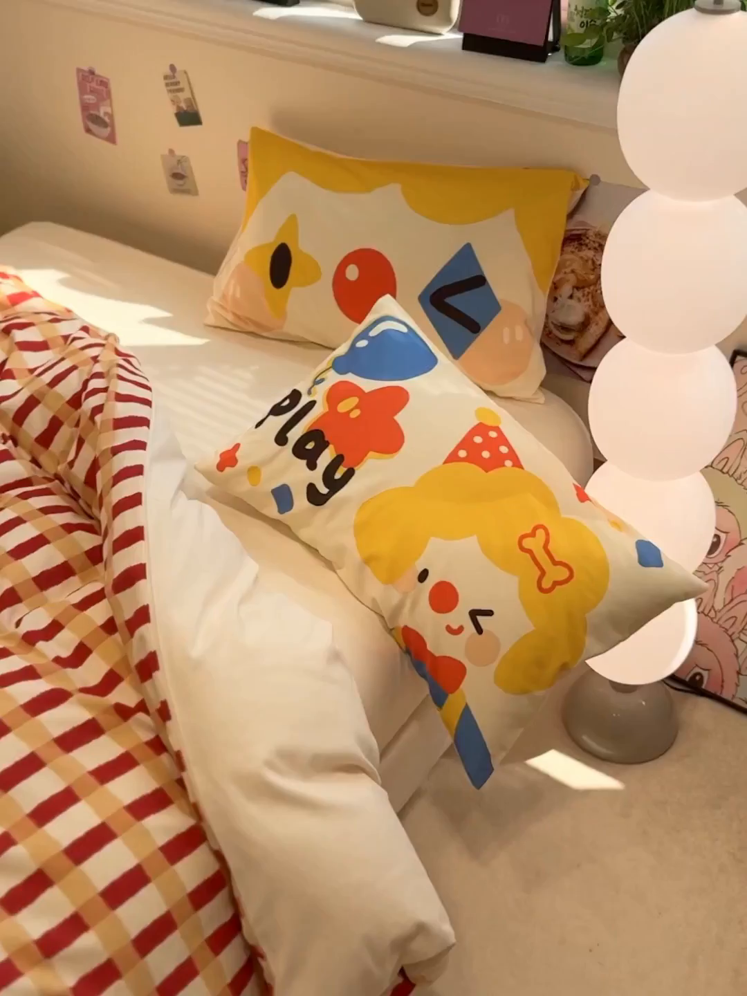 91家纺网 家纺一手货源 找家纺 珺柔家纺 2025新款数码印花枕套全棉磨毛毛巾绣卡通四件套 圣诞小丑