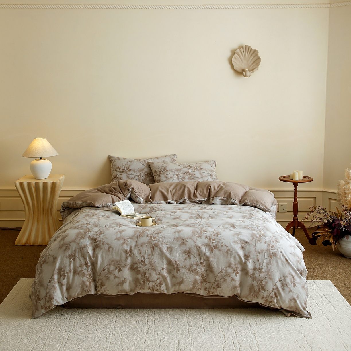 91家纺网 家纺一手货源 找家纺 （总）梵克保罗 2025秋冬新款全棉色织大提花四件套