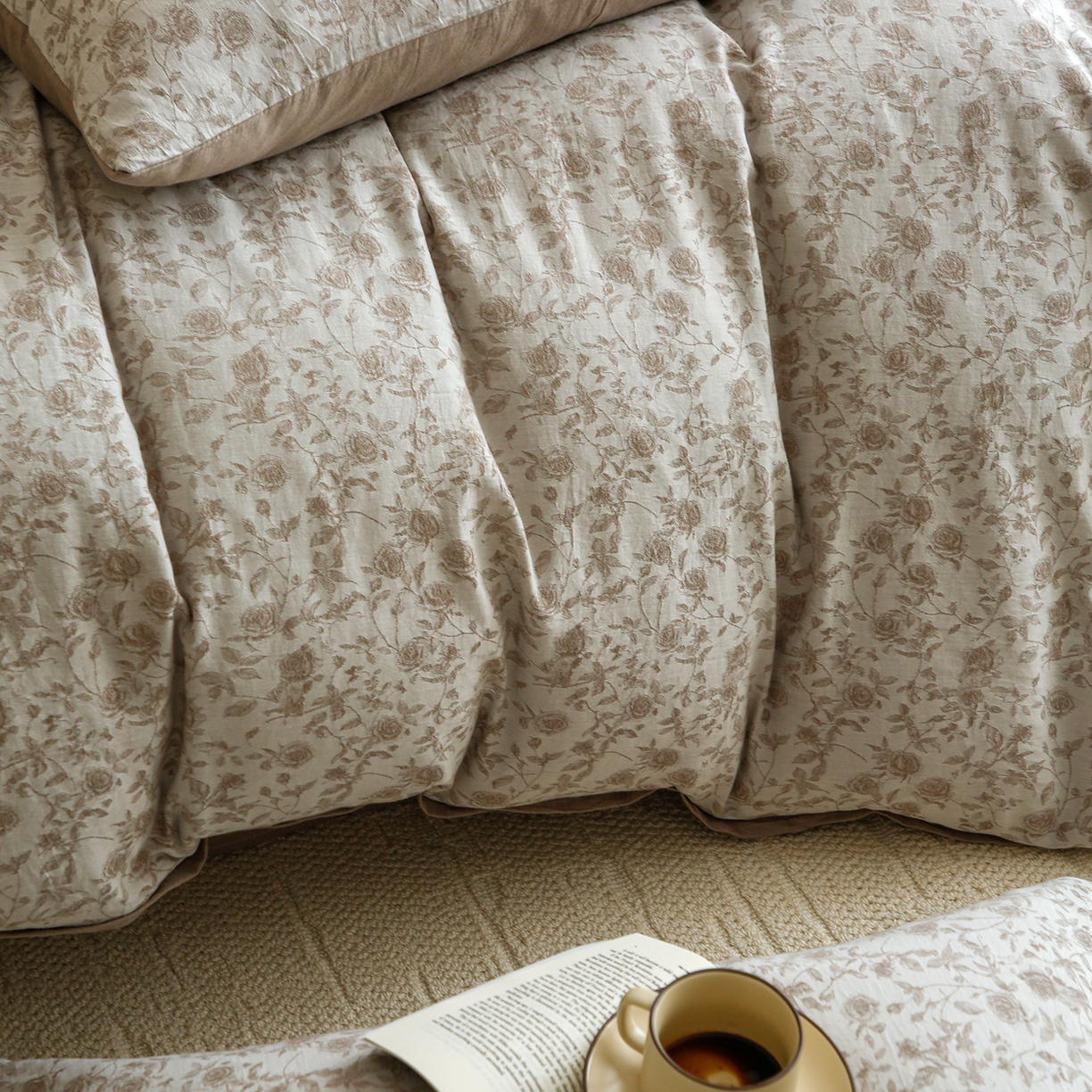 91家纺网 家纺一手货源 找家纺 （总）梵克保罗 2025秋冬新款全棉色织大提花四件套