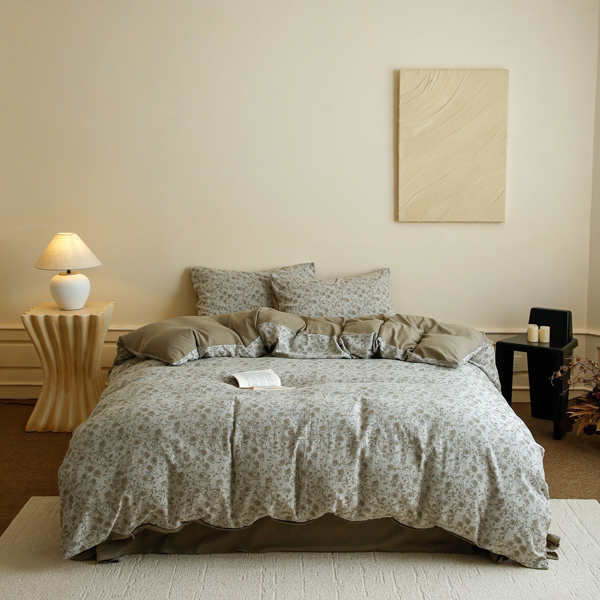 91家纺网 家纺一手货源 找家纺 （总）梵克保罗 2025秋冬新款全棉色织大提花四件套