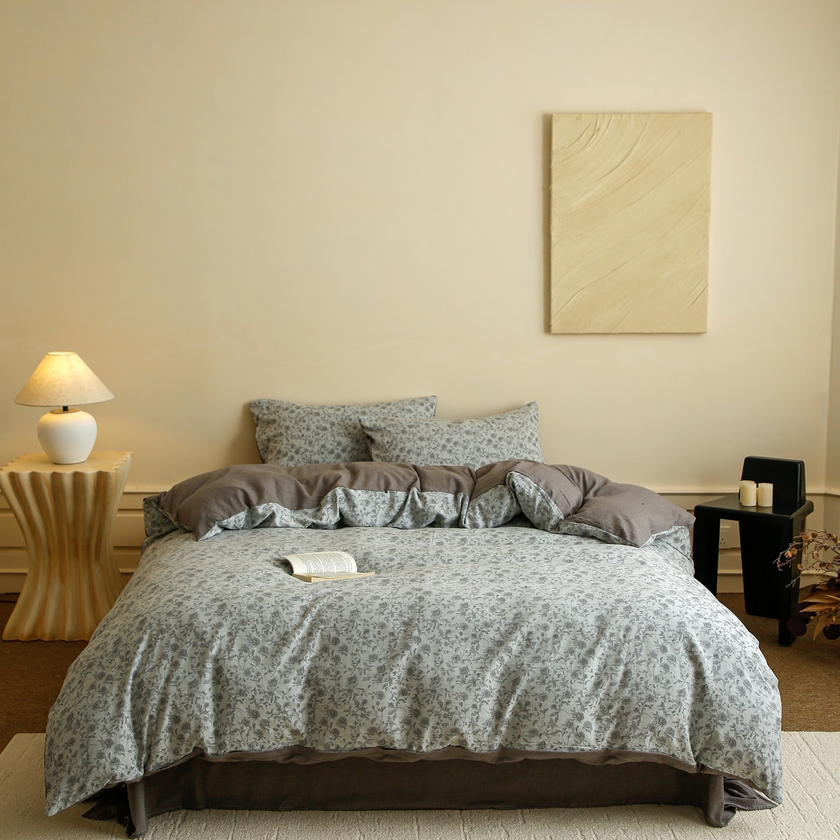 91家纺网 家纺一手货源 找家纺 （总）梵克保罗 2025秋冬新款全棉色织大提花四件套