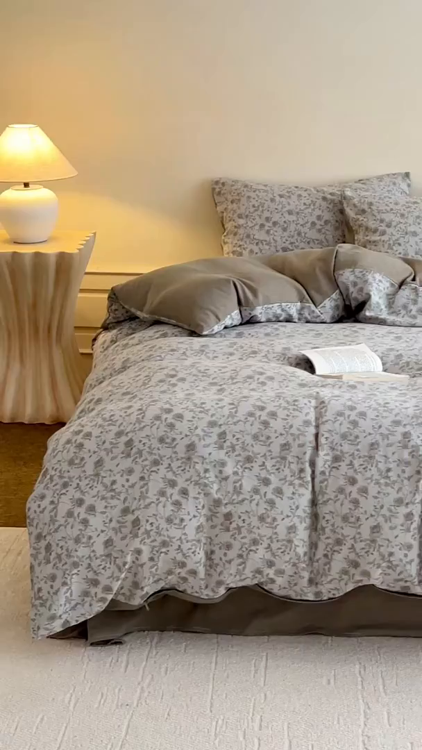 91家纺网 家纺一手货源 找家纺 （总）梵克保罗 2025秋冬新款全棉色织大提花四件套