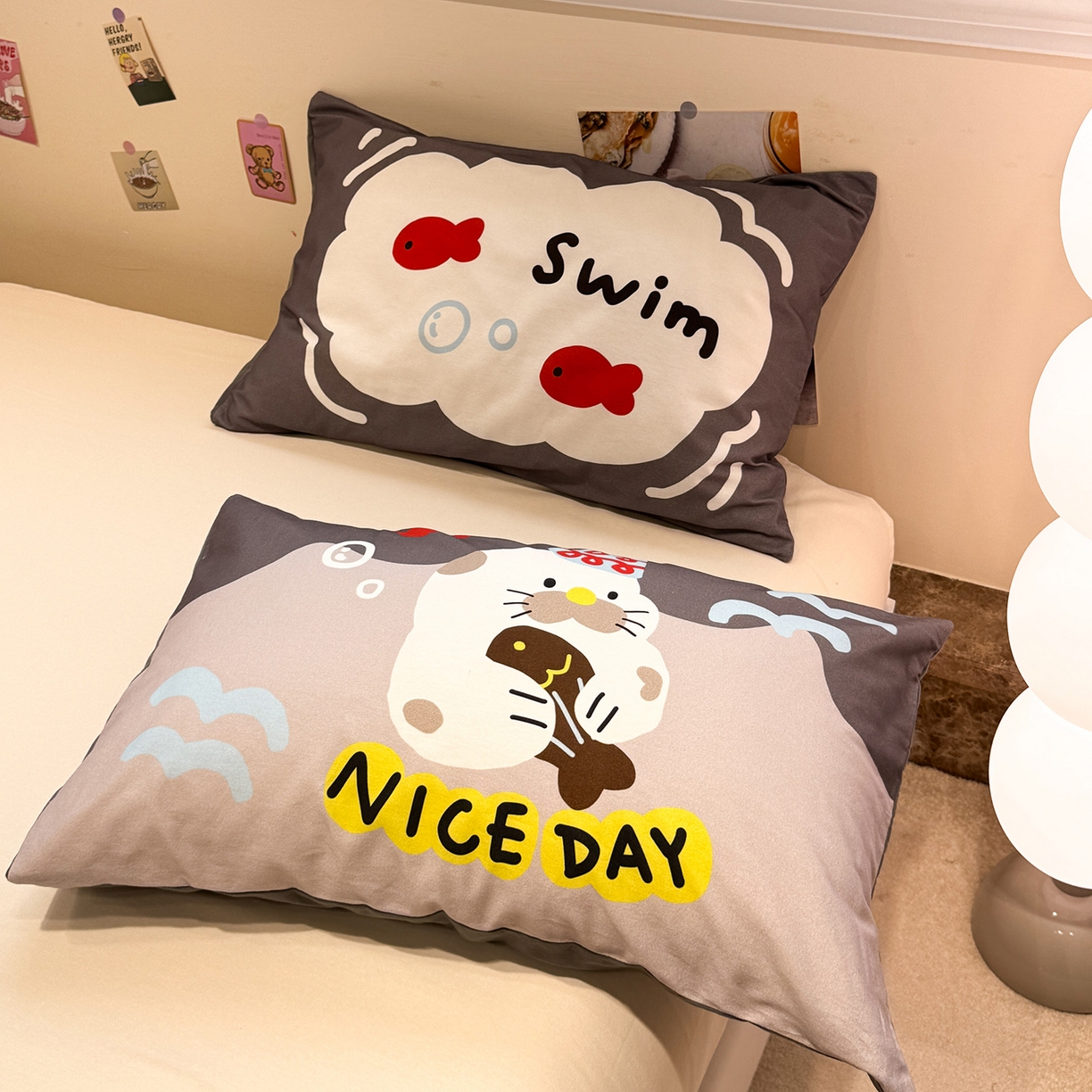 91家纺网 家纺一手货源 找家纺 （总）珺柔家纺 2025新款全棉磨毛数码印花枕套