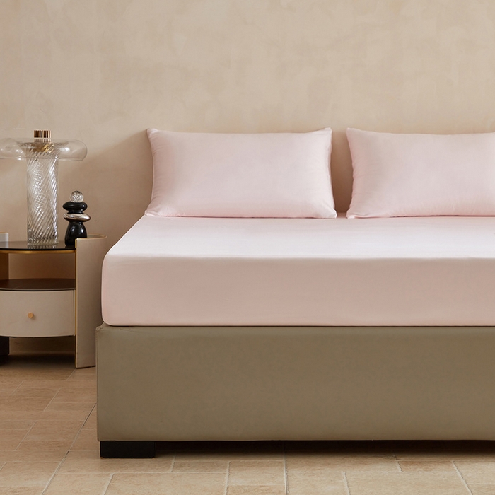 91家纺网 家纺一手货源 找家纺 （总）良品汇馆 2025【60S竹纤维床笠】单品纯色60S支A类抗菌床套席梦思套婴幼儿