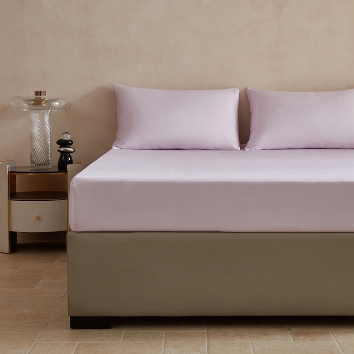 91家纺网 家纺一手货源 找家纺 （总）良品汇馆 2025【60S竹纤维床笠】单品纯色60S支A类抗菌床套席梦思套婴幼儿