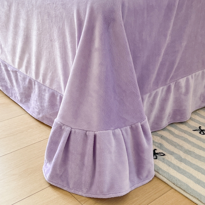 91家纺网 家纺一手货源 找家纺 妖妖家纺 2025新款高克重牛奶绒三丽鸥大版四件套 甜酷库洛米