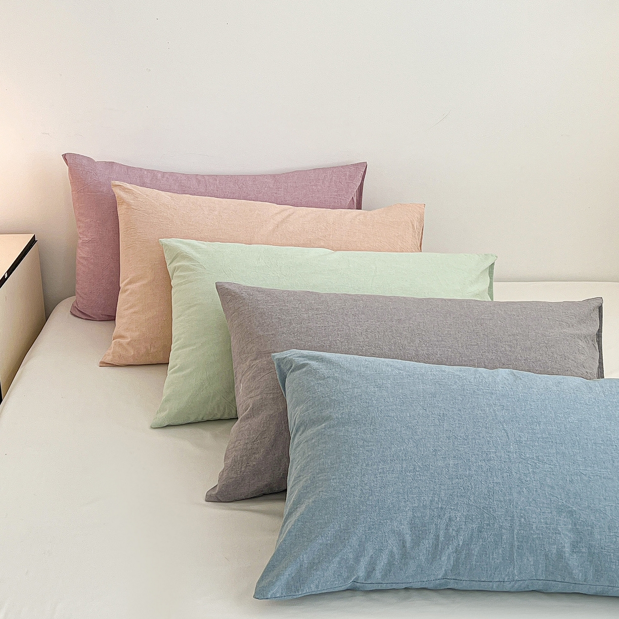 91家纺网 家纺一手货源 找家纺 （总）梦洋家纺 2025新款全棉色织水洗棉夹棉床笠