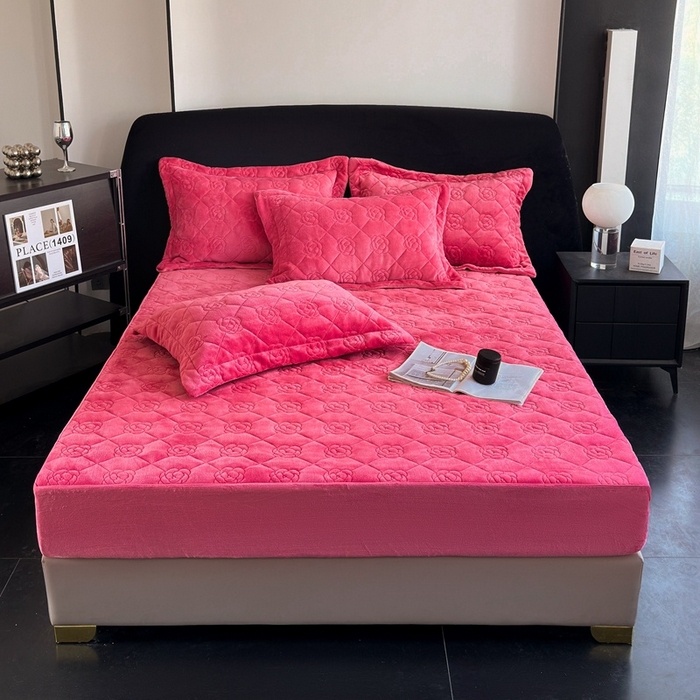 91家纺网 家纺一手货源 找家纺 （总）7V 2025新款牛奶绒床笠