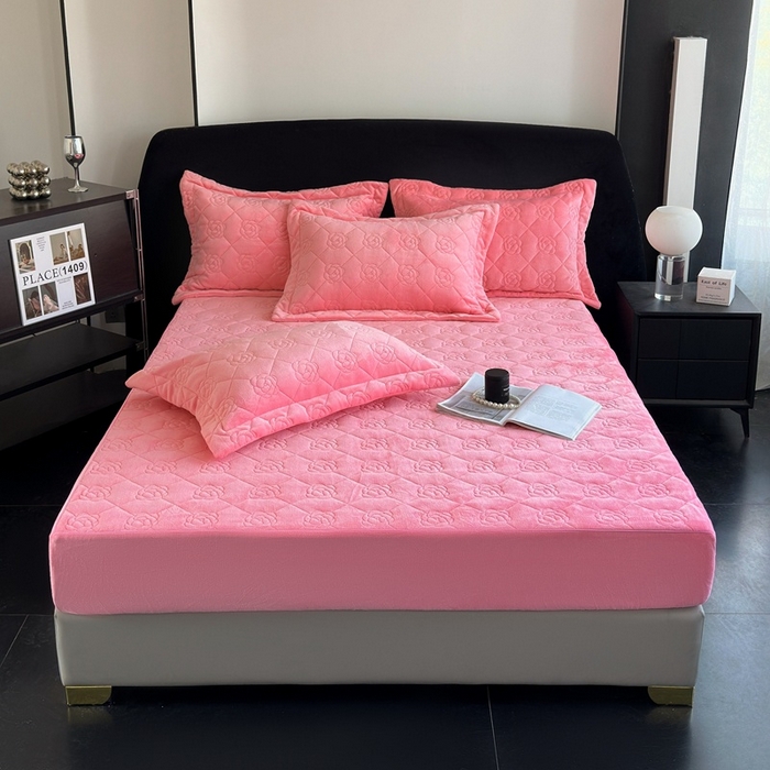 91家纺网 家纺一手货源 找家纺 （总）7V 2025新款牛奶绒床笠