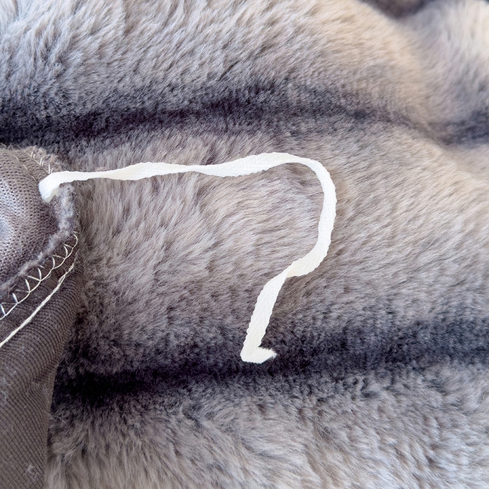 91家纺网 家纺一手货源 找家纺 佰亿莱 2025新款兔兔绒牛奶绒加厚兔毛毯保暖毯子 深灰