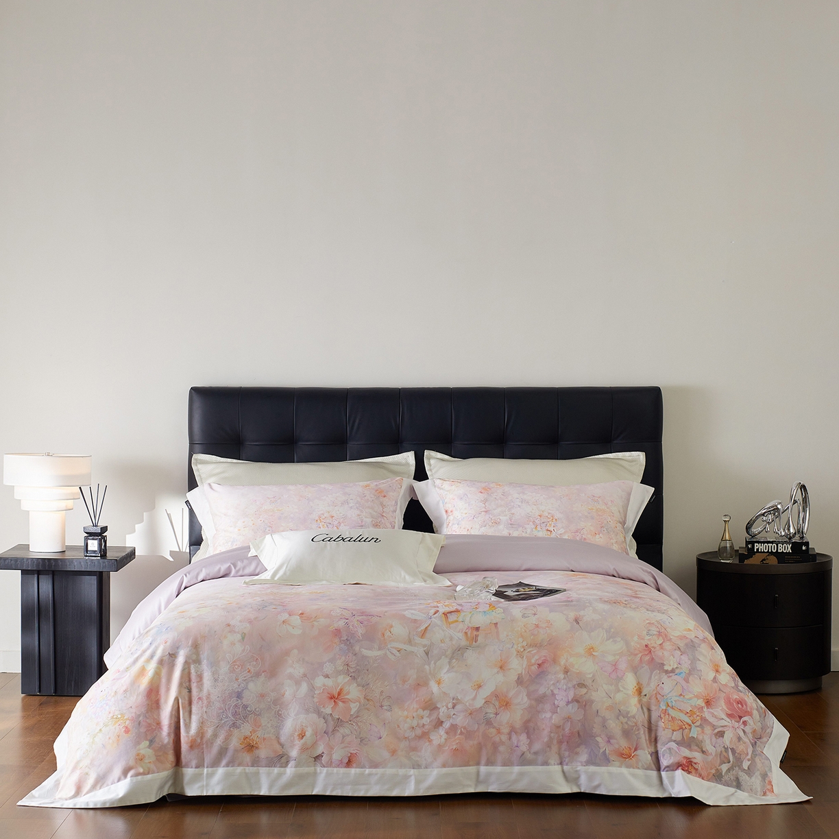 卡巴伦家纺 2025新款50S超细旦全棉数码印花款四件套（控价298） 花精灵-紫