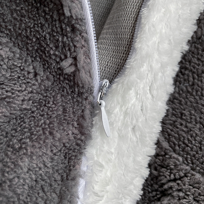 91家纺网 家纺一手货源 找家纺 凌云家纺 2025新品学生宿舍牛奶绒床褥三件套加厚塔芙绒夹棉保暖 古典灰