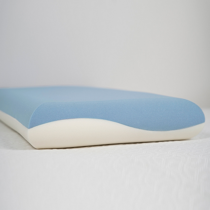 91家纺网 家纺一手货源 找家纺 （总）皇寝世家家居 2025pro款 深睡零压记忆枕 内芯双拼聚氨酯-蓝色（新）