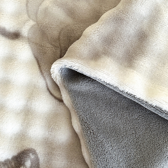 91家纺网 家纺一手货源 找家纺 富缦庭 2025新款泡泡牛奶绒床盖款四件套 蝴蝶花开