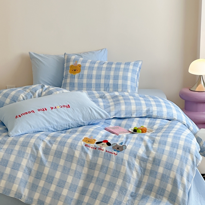 （总）觅糖 2025新款双层纱刺绣工艺款四件套