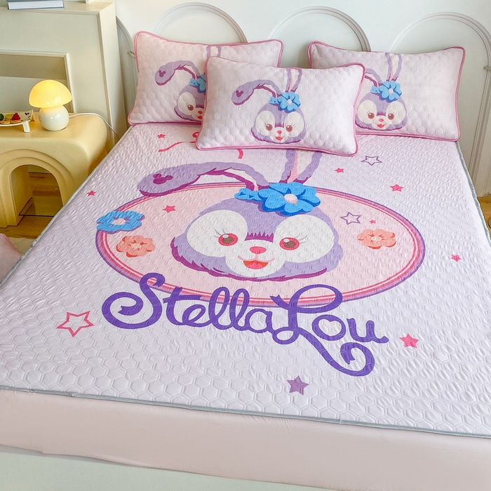 91家纺网 家纺一手货源 找家纺 （总）一电 2025新款牛奶丝凉席床笠可水洗凉感丝凉席学生宿舍单人裸睡空调席-系列二