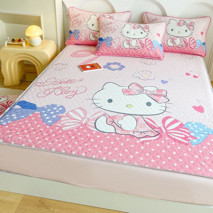 91家纺网 家纺一手货源 找家纺 （总）一电 2025新款牛奶丝凉席床笠可水洗凉感丝凉席学生宿舍单人裸睡空调席-系列二