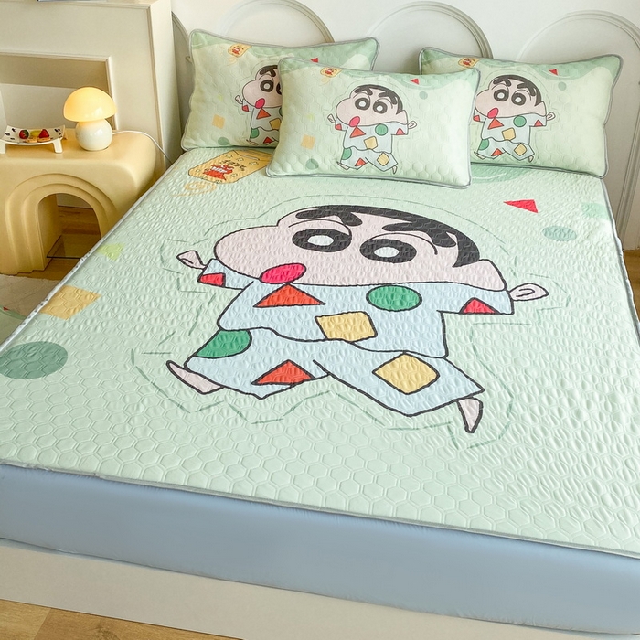 91家纺网 家纺一手货源 找家纺 （总）一电 2025新款牛奶丝凉席床笠可水洗凉感丝凉席学生宿舍单人裸睡空调席-系列二