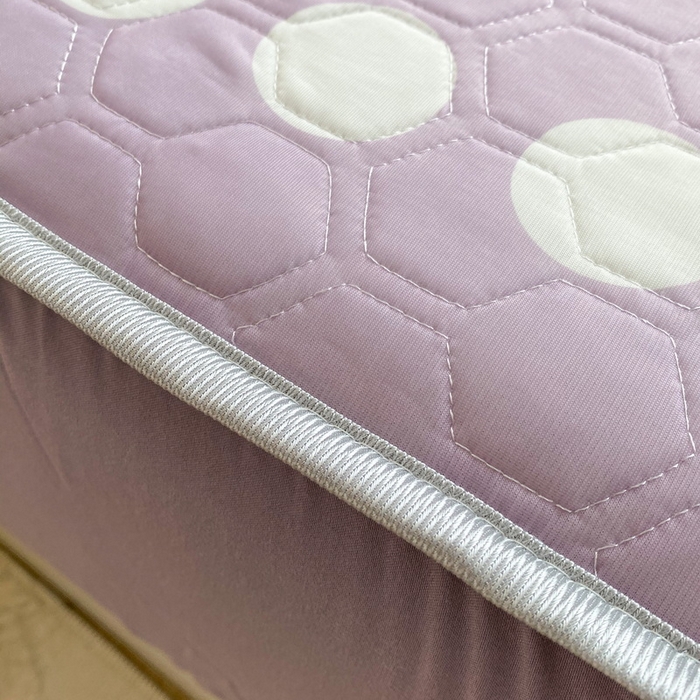 91家纺网 家纺一手货源 找家纺 一电 2025新款牛奶丝凉席床笠可水洗凉感丝凉席学生宿舍单人裸睡空调席-系列二 睡觉公主