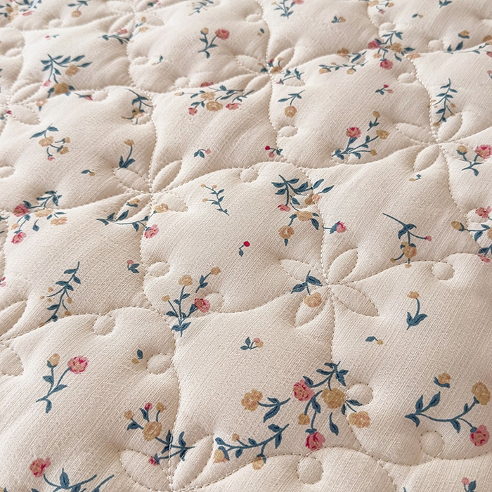 91家纺网 家纺一手货源 找家纺 （总）鼎丰家纺 2025新款水洗皱皱纱夹棉床裙