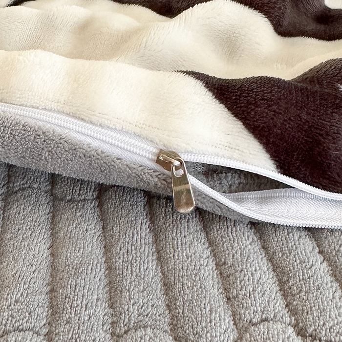 91家纺网 家纺一手货源 找家纺 富缦庭 2025新款泡泡牛奶绒床盖款四件套 可爱小猫