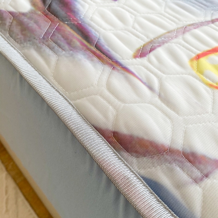 91家纺网 家纺一手货源 找家纺 一电 2025新款牛奶丝凉席床笠可水洗凉感丝凉席学生宿舍单人裸睡空调席-系列二 奥特家族