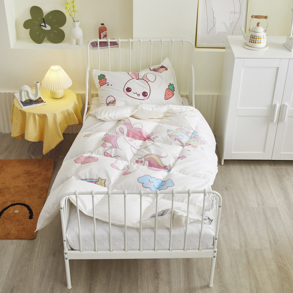 91家纺网 家纺一手货源 找家纺 （总）暖羽屋羽绒馆 2025新款绒子含量95白鸭绒被芯儿童学生羽绒被子鸭绒被婴幼儿园被子