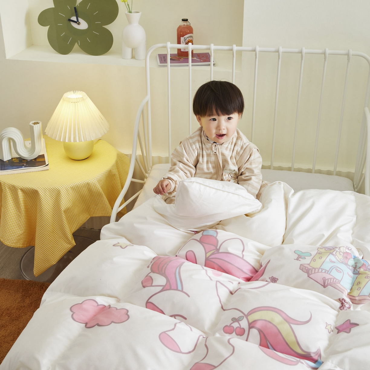 91家纺网 家纺一手货源 找家纺 （总）暖羽屋羽绒馆 2025新款绒子含量95白鸭绒被芯儿童学生羽绒被子鸭绒被婴幼儿园被子