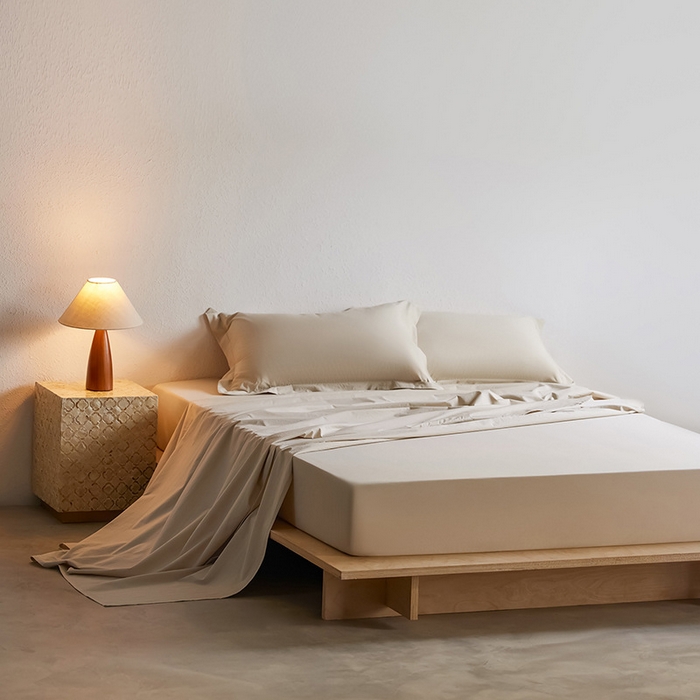 91家纺网 家纺一手货源 找家纺 （总）良品汇馆 2025【140S全棉砂洗床笠】单品纯棉A类床笠140支长绒棉超细腻单件