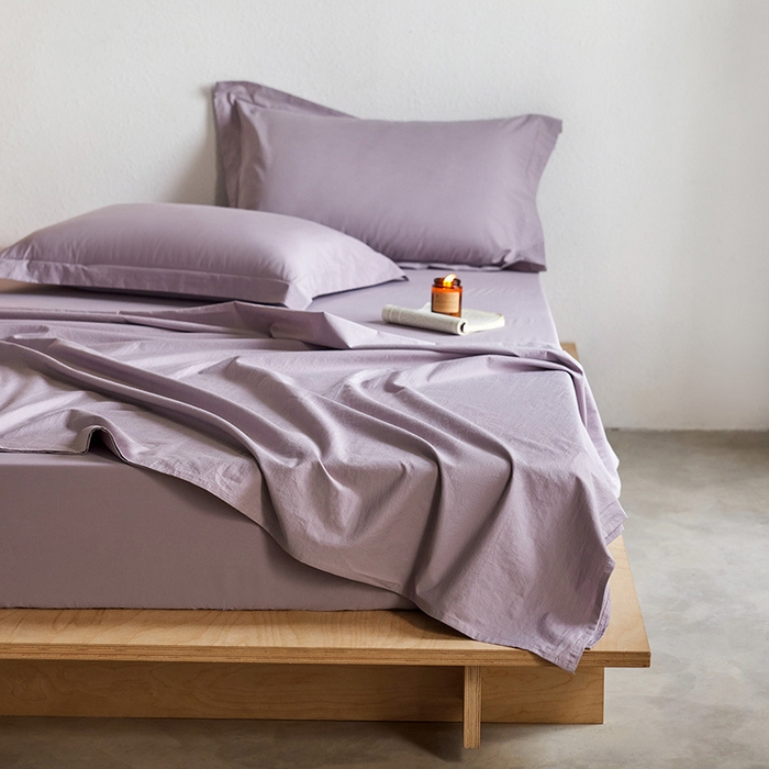 良品汇馆 2025【140S全棉砂洗床单】纯棉A类床单140支长绒棉超细腻床单 烟凝