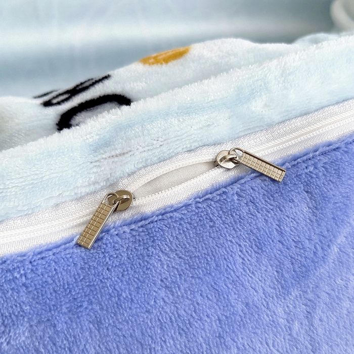 91家纺网 家纺一手货源 找家纺 梵赫 2025新款加厚牛奶绒三件套儿童套件幼儿园三件套系列 工程车队