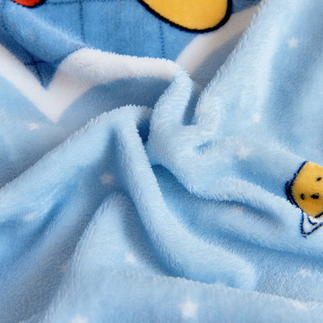 91家纺网 家纺一手货源 找家纺 梵赫 2025新款加厚牛奶绒三件套儿童套件幼儿园三件套系列 航天员