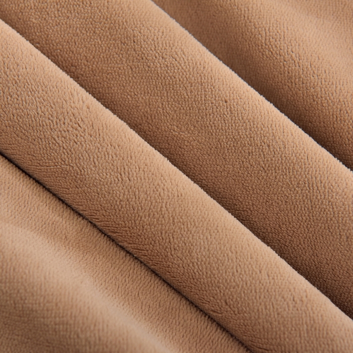 91家纺网 家纺一手货源 找家纺 炫拼家纺 2025新款大眼萌小熊韩系黑毛球毛巾绣牛奶绒四件套 大眼萌卡皮巴拉-咖