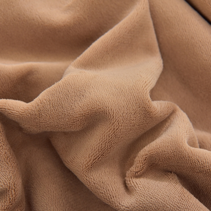 91家纺网 家纺一手货源 找家纺 炫拼家纺 2025新款大眼萌小熊韩系黑毛球毛巾绣牛奶绒四件套 大眼萌卡皮巴拉-咖