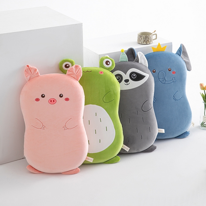 91家纺网 家纺一手货源 找家纺 （总）仁宇枕业 2025新款新品 可爱水晶绒枕芯儿童学生幼儿园卡通记忆棉枕头枕芯