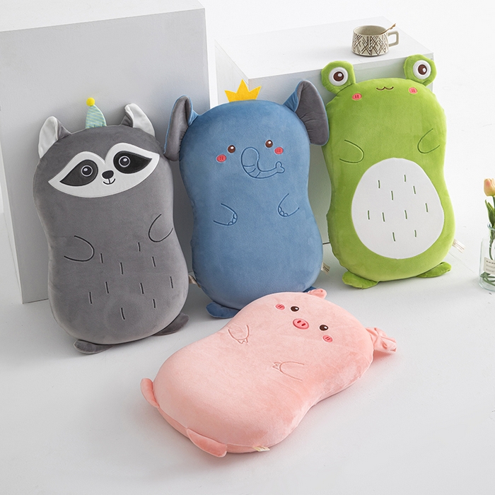 91家纺网 家纺一手货源 找家纺 （总）仁宇枕业 2025新款新品 可爱水晶绒枕芯儿童学生幼儿园卡通记忆棉枕头枕芯