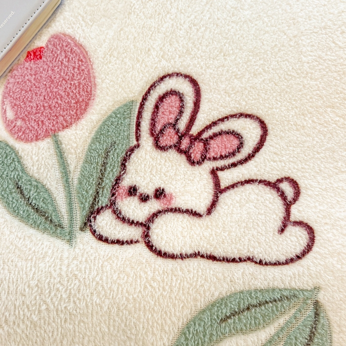 91家纺网 家纺一手货源 找家纺 韩巢家纺 2025新款高克重雪花绒牛奶绒四件套 郁金香